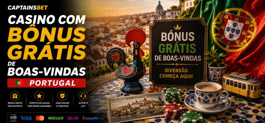 casino com bonus gratis de boas vindas Portugal