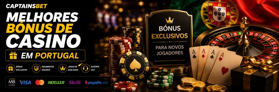 melhores bonus de casino em Portugal
